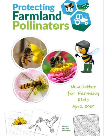 Protecting Farmland Pollinators: newsletter for farming kids (April 2020)
