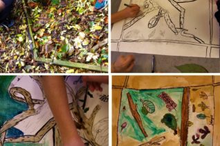 Karen Webster Painting Using Natural Inks Karen Webster Painting Using Natural Inks