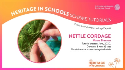 Nettle cordage: Maura Brennan Nettle cordage: Maura Brennan