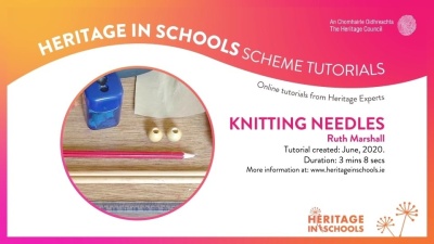 Knitting needles: Ruth Marshall