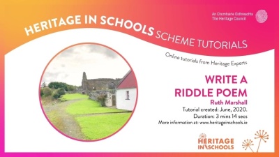 Write a riddle poem: Ruth Marshall Write a riddle poem: Ruth Marshall