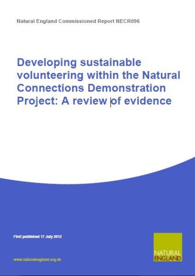 Learning In The Outdoors: Research By Natural England (2012)